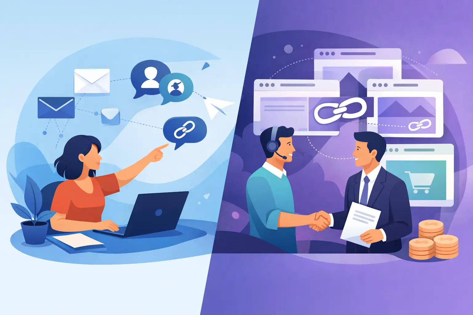 Manual Outreach vs Reseller Links